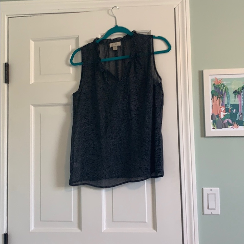 Navy LOFT float tank top